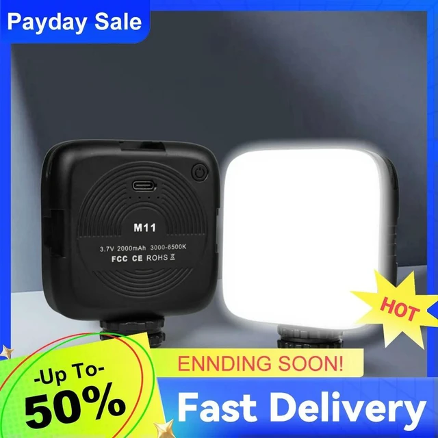 Main image of LED Video Fill Light 3000-9900k Mini Studio Photo Light Bicolor Temperature Pocket LED Video Light Lamp 2000mah