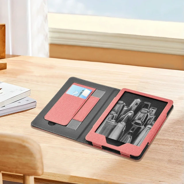 Alt view image 2 of 3 - Protective Case for Kindle Paperwhite 12th Gen 2024 7'' Card Slot Hand Strap Feature for Kindle Colorsoft Signature Edition