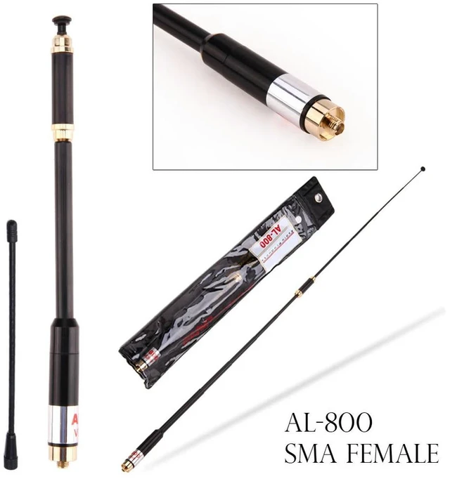 Main image of Dual Band Antenna SMA Female Antenna High Gain Walkie Talkie Accessories for Kenwood Baofeng FDC