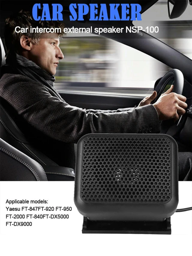 Alt view image 2 of 3 - External Speaker Loudspeaker Interface Car Speaker 3.5mm Two-Way for Yaesu FT-847 FT-920 FT-950 FT-2000