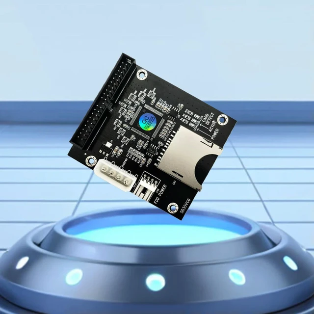 Alt view image 2 of 3 - SD To IDE 3.5 Inch 40Pin IDE Hard Disk Drive Adapter 40Pin IDE Hard Drive Adapter Converter Support for Dos Linux