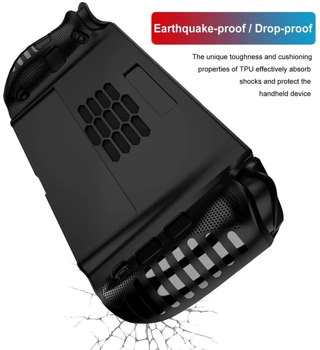Alt view image 3 of 3 - TPU Grip Cover Anti-Drop Drop Protection Grip Case Shockproof Slim Cover Protector with Anti-Scratch Design for Legion Go 2