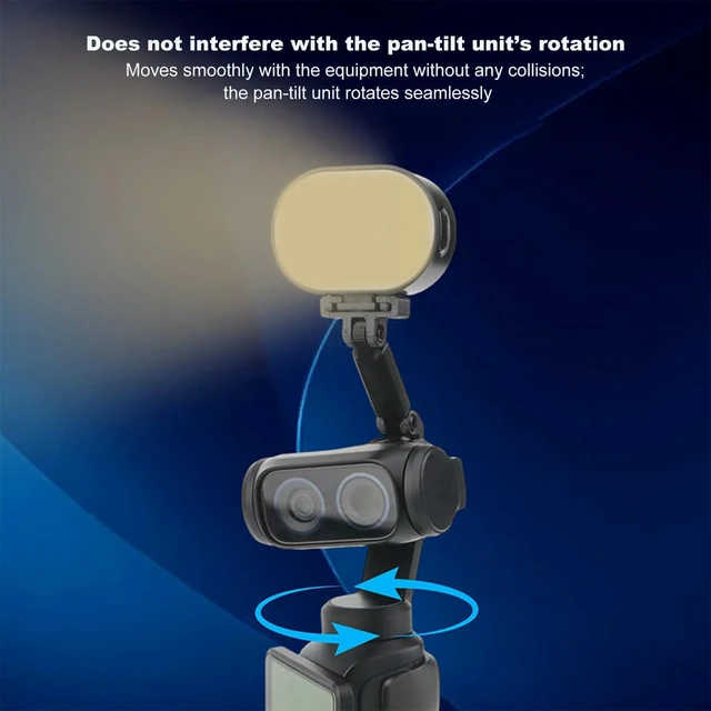Alt view image 2 of 3 - Mini Magnetic Fill Light for Luna Ultra Foldable Arm 3-Level Brightness 120Min Pocket Design