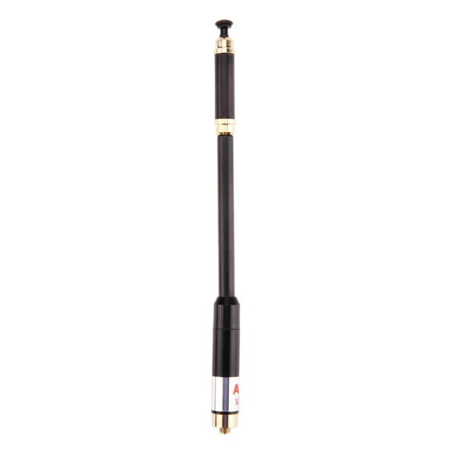 Alt view image 2 of 3 - Walkie Talkie Antenna Dual Band Telescopic Antenna High Gain Walkie Talkie Accessories for Kenwood Baofeng FDC