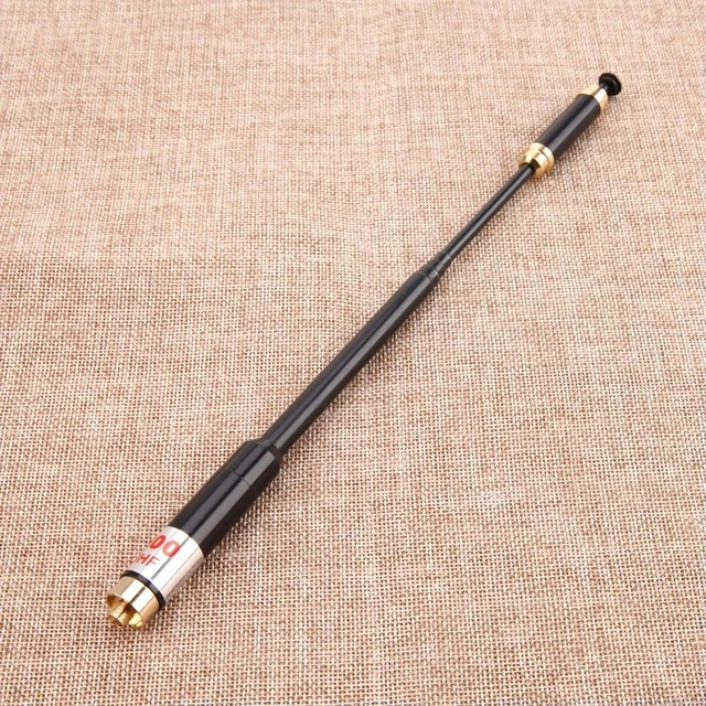 Main image of Walkie Talkie Antenna Dual Band Telescopic Antenna High Gain Walkie Talkie Accessories for Kenwood Baofeng FDC