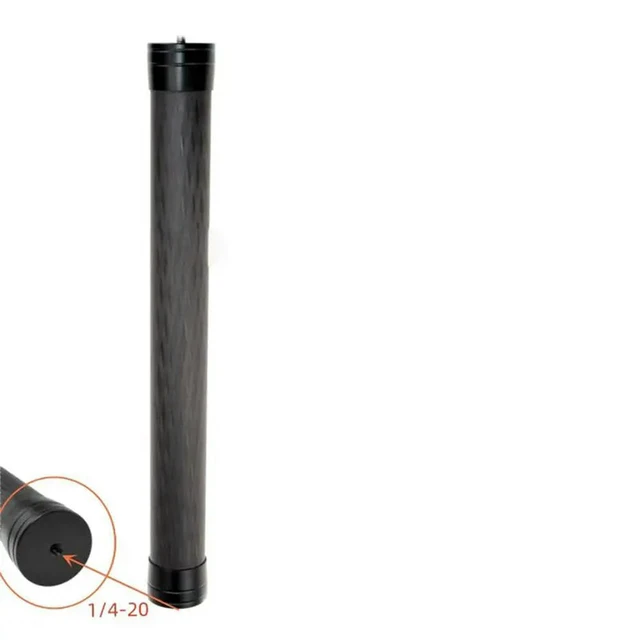 Alt view image 3 of 3 - Carbon Fiber Extension Rod 35CM Monopod Pole Rod Extendable Stick With 1/4 Screw For Feiyu Ronin Extension Rod