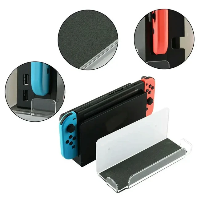 Alt view image 2 of 3 - Wall-Mounted Stand For Switch Game Consoles For Switch Game Consol Black