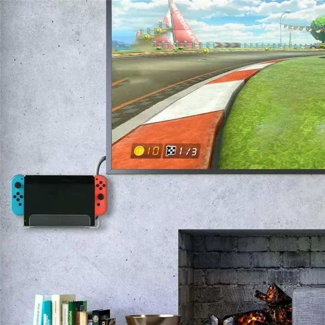 Alt view image 3 of 3 - Wall-Mounted Stand For Switch Game Consoles For Switch Game Consol Black