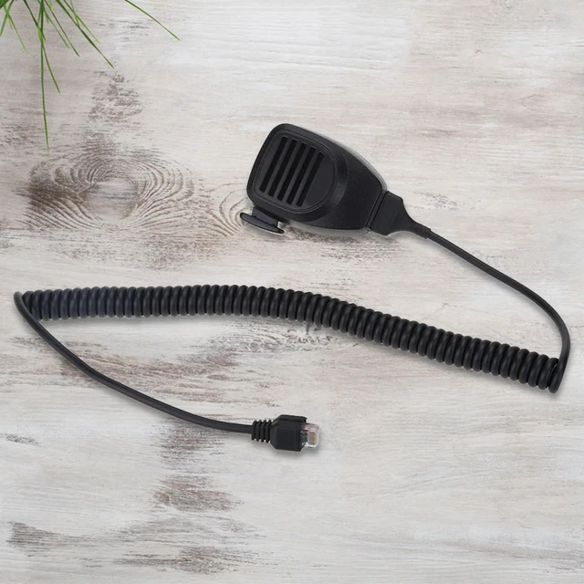 Alt view image 3 of 3 - 8 Pin Hand Mic Microphone RJ-45 Plug Handheld Walkie Talkie Speaker Microphone for Kenwood KMC-30 TK-860 TK-7108HM