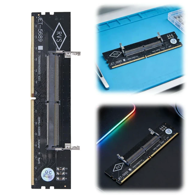 Alt view image 3 of 3 - DDR5 Laptop To Desktop Memory Adapter Board Multi-Purpose Memory Connector Converter Adaptor for PC Computer DIY Accessory
