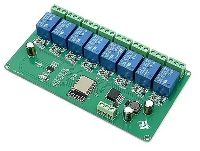 Main image of ESP8266 EPS-12F Programmable Module 8 Channel Shield Expansion Board for IOT DC 7 -28V/5V