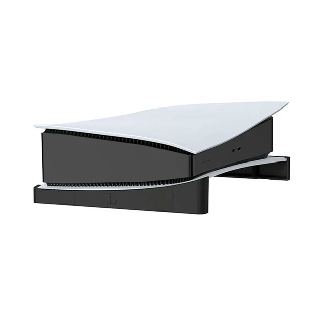 Alt view image 2 of 3 - 2pcs/Set Horizontal Game Discs Stand for PS 5 UHD Version Game Console