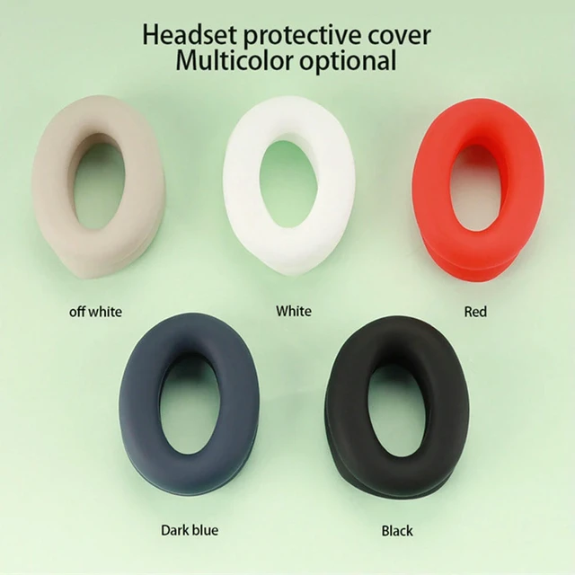 Alt view image 2 of 3 - Silicone Case Cover Ear Pad Case Cover/Ear Cups Cover/Headband Cover Shockproof Headphones Case for WH-1000XM4 WH-1000XM3