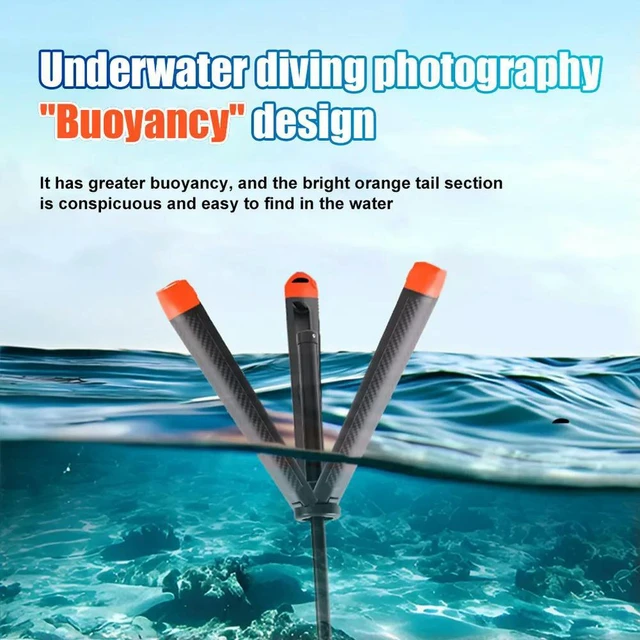 Main image of 4in1 Floating Selfie Stick Tripod Extendable Tripod Stand for GoPro Action Camera