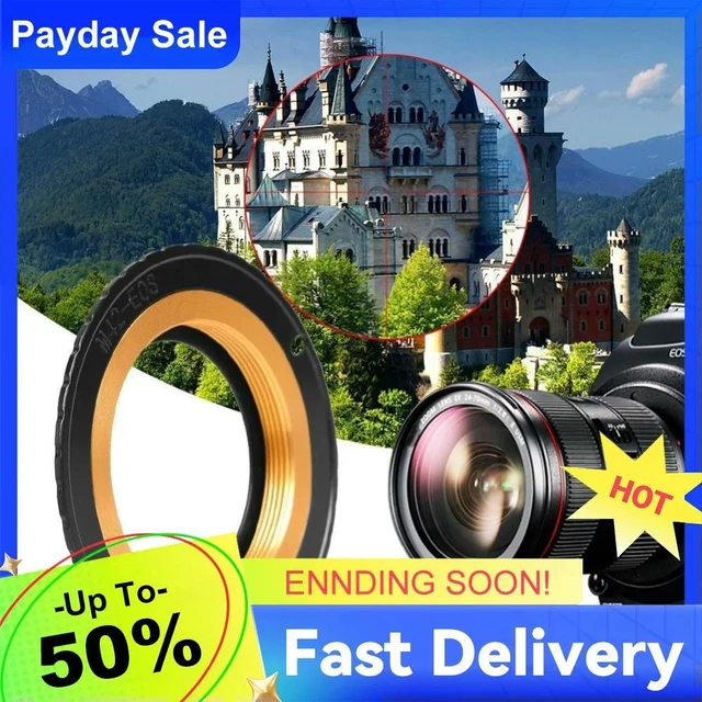Main image of M42 Lens to EOS Electronic Chip 3 AF Confirm Copper Adapter Ring for 5D 6D