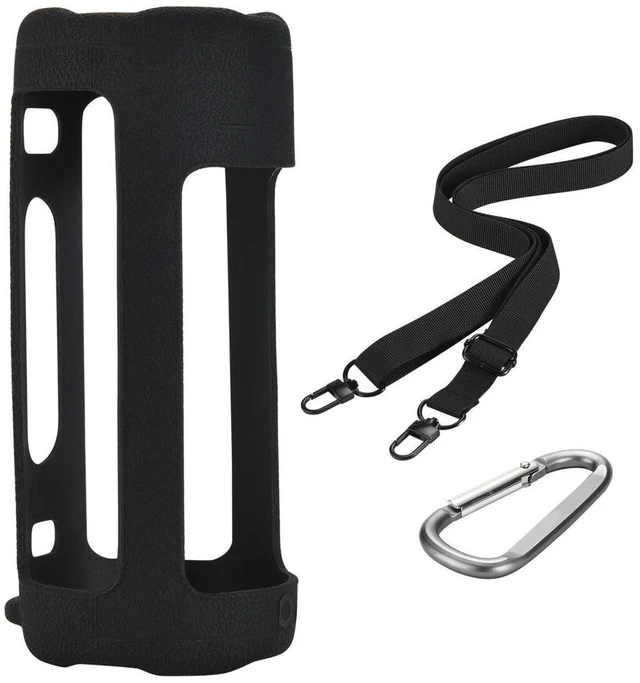 Main image of Shockproof Silicone Case with Shoulder Strap and Carabiner Silicone Case Cover Compatible with Grip Speaker