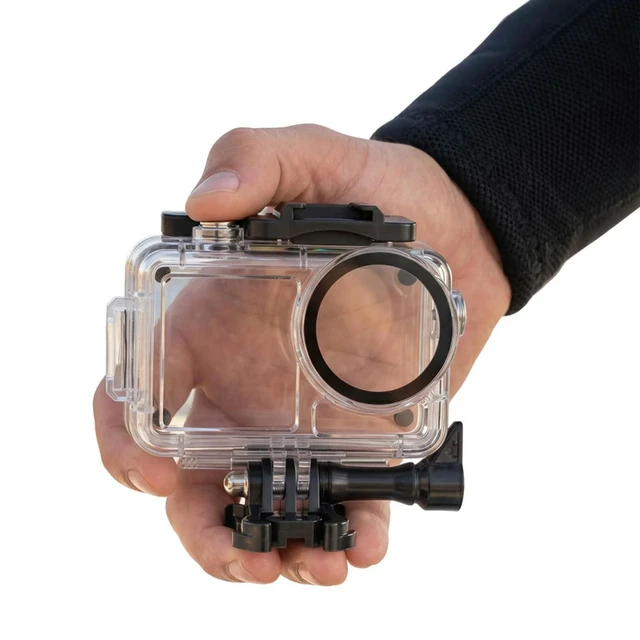 Alt view image 2 of 3 - Underwater Camera Cases for Action5 Pro/4/3 Outdoor Travel Tourism Replacement Waterproof Protective Housing Lightweight
