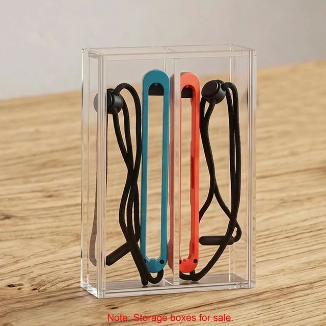 Alt view image 3 of 3 - for Joy-Con2 Clear Acrylic Protector Case Protective Case for Switch Joy Con Controller Wrist Straps