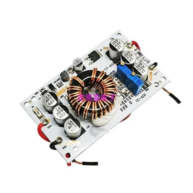 Alt view image 3 of 3 - 600W Aluminum Plate DC-DC Boost Converter Adjustable 10A Step Up Constant Current Power Supply Module Led Driver Module