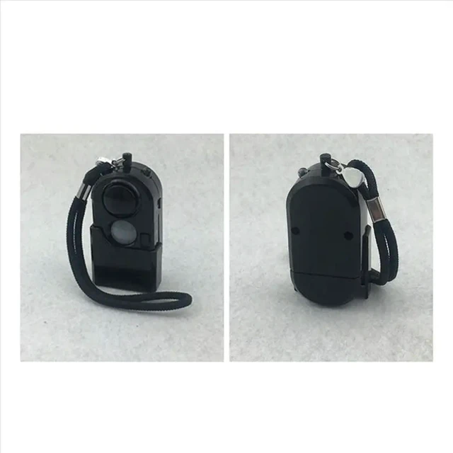 Alt view image 2 of 3 - 2 Piece Camping Travel Mini PIR Infrared Motion Sensor Black Plastic 120DB Home Security