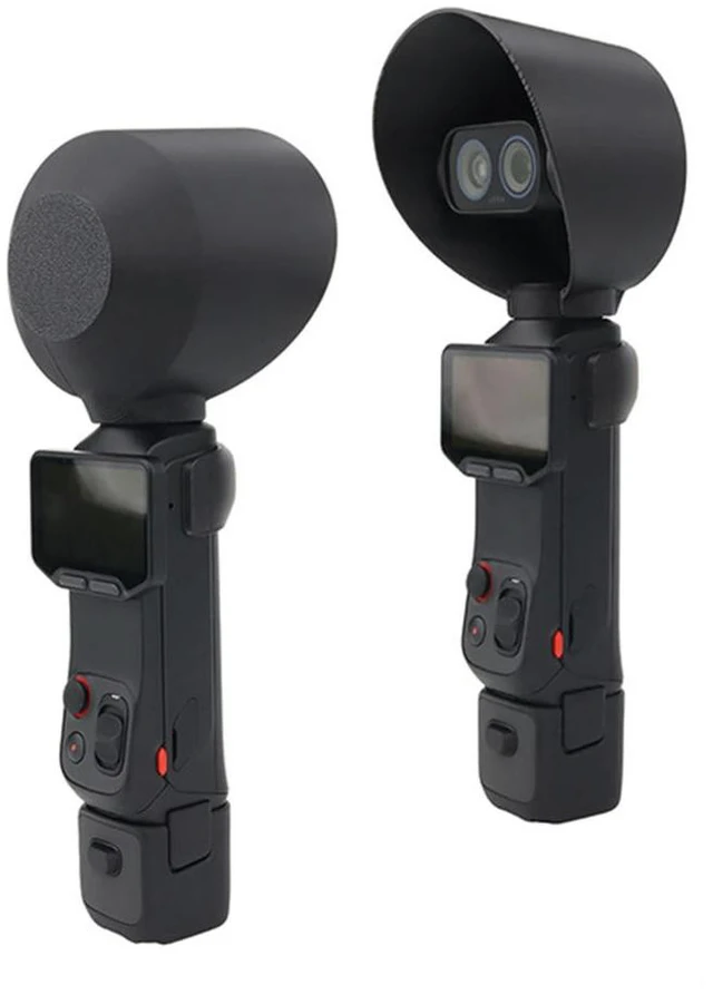 Alt view image 2 of 3 - Anti-Glare Sun Shade Lens Hood for Luna Ultra ABS 21g Snap-On 360 Rotation Compatible