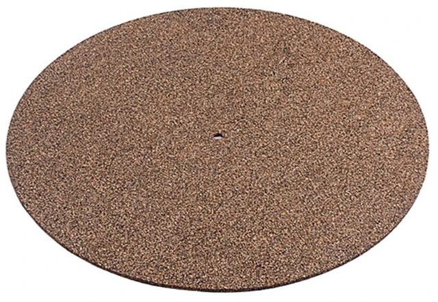 Main image of Audiophile Slipmat Reduces Noise & Sounds Cork & Rubber Turntable Platter Mat Turntable Phonograph Accessories Vinyl Record Pad