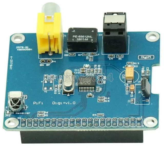 Main image of PIHI HIFI Digi+ Digital Audio Sound Card I2S SPDIF Optical Fiber Expansion Board for Raspberry pi 2 model B / B+ / A+