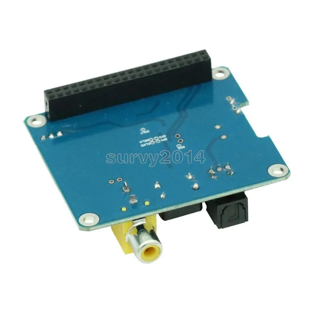 Alt view image 2 of 3 - PIHI HIFI Digi+ Digital Audio Sound Card I2S SPDIF Optical Fiber Expansion Board for Raspberry pi 2 model B / B+ / A+