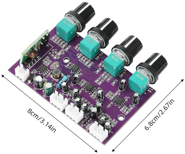 Alt view image 3 of 3 - DC 9-29V TINE5532 Front-End Motherboard Amplifier Board Speaker HIFI Outdoor Single Power Amplification Board