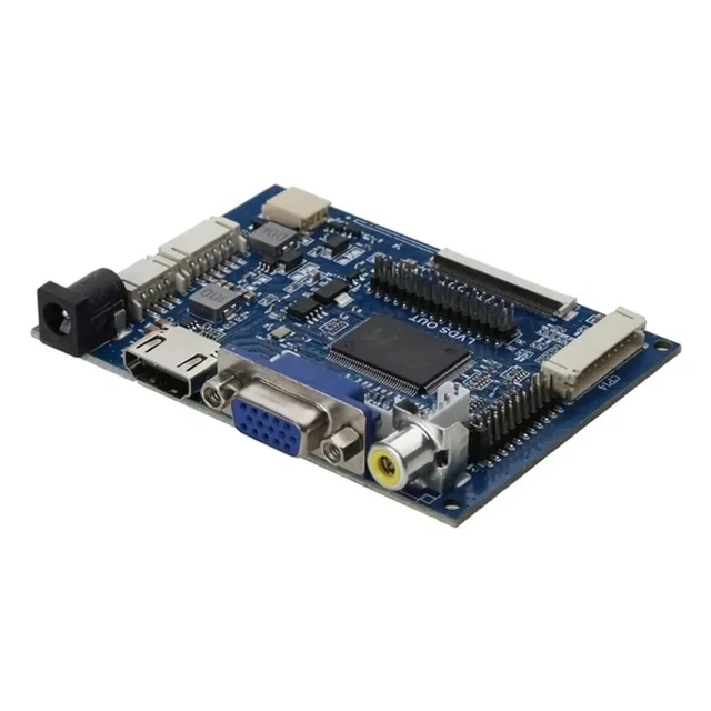Alt view image 2 of 3 - PCB800099 LCD Screen Car GPS Display LCD Driver Board -Compatible VGA AV To TTL RGB LVDS