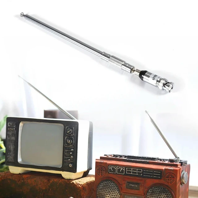 Main image of 76-108MHz Telescopic Antenna Extendable Antenna Receiver BNC Connector Universal Aerial VHF FM Antenna for FM Transmitter Radio
