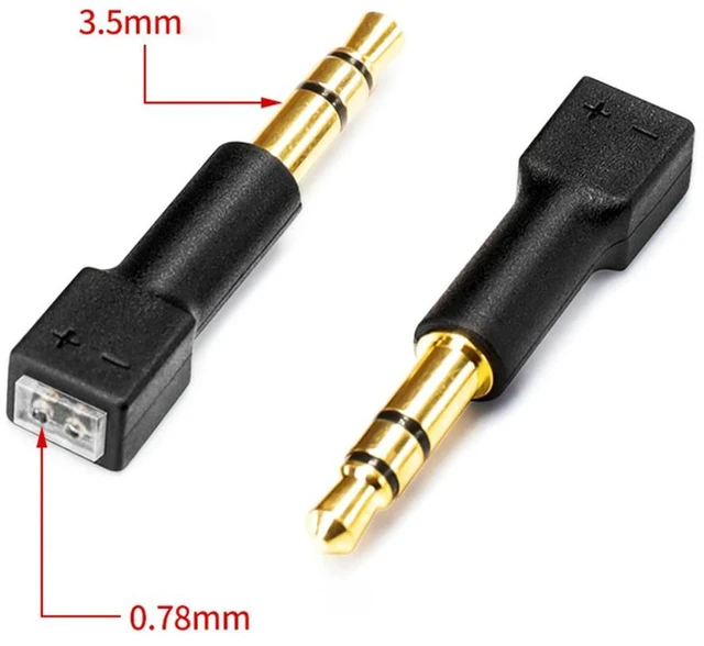 Alt view image 3 of 3 - 1 Pair 0.78Mm To 3.5Mm Pin For M1 M2 ZX-1 WTD-3 Headphones Conversion Pin DIY Stereo Headset Easy Install