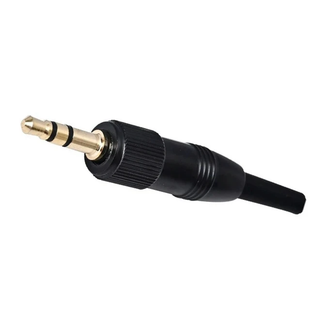 Alt view image 3 of 6 - 10Pcs 3.5Mm Stereo Screw Locking Audio Lock Connector For Sennheiser For Nady Audio2000s Mic Spare Plug Adapter