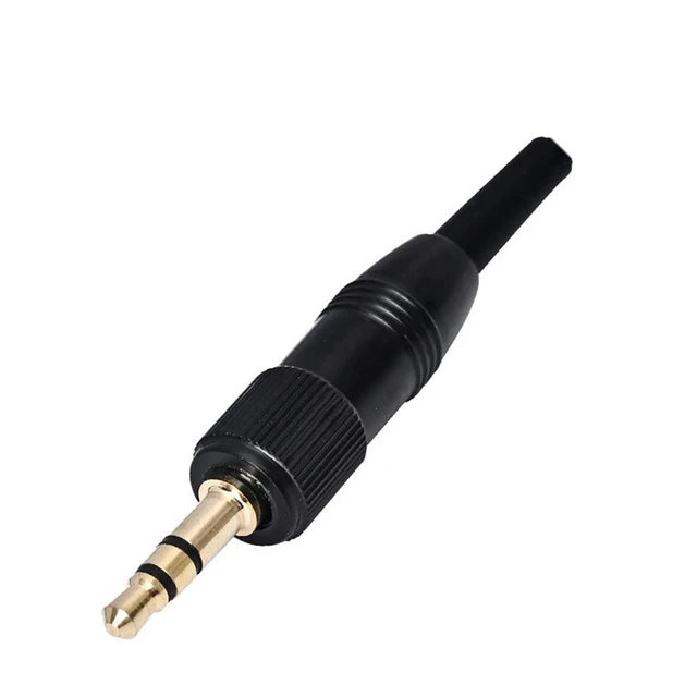 Alt view image 2 of 6 - 10Pcs 3.5Mm Stereo Screw Locking Audio Lock Connector For Sennheiser For Nady Audio2000s Mic Spare Plug Adapter