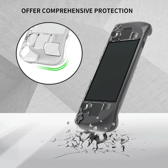 Main image of Shell Back Case PC Crystal Transparent Shell Case for Steam Deck Crystal Game Console Cover Accessories