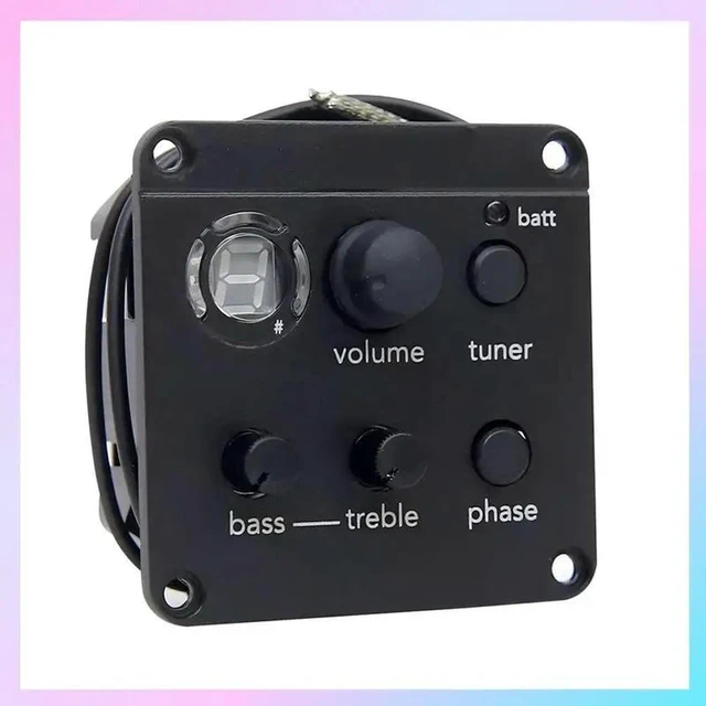 Main image of EQ Electrical Box Equalizers Volume Control Guitar Pickup Preamp System Piezo Pickup Tuner For Classical Acoustic Guitar