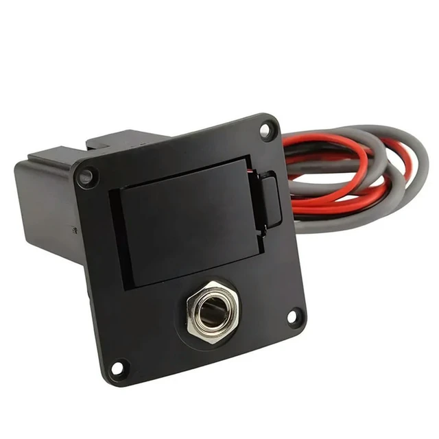 Alt view image 3 of 3 - EQ Electrical Box Equalizers Volume Control Guitar Pickup Preamp System Piezo Pickup Tuner For Classical Acoustic Guitar