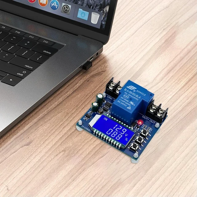 Alt view image 3 of 3 - XY-CD63L Low Voltage Protector Disconnect for Switch Module 30A DC6-60V Charging Discharging Protection Board LCD Display