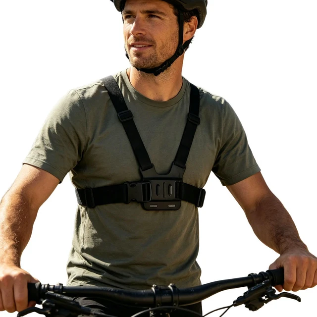 Alt view image 2 of 6 - For Hero 12/11/10 Adjustable Chest Strap Mount with J Hook Chests Strap Action Camera Holder Action Cameras Accessories