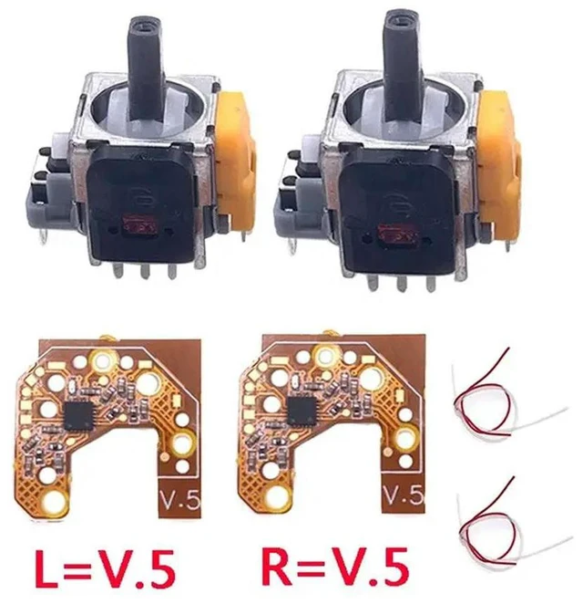 Alt view image 3 of 3 - 2PCS Hall Joystick+Calibration Board For PS4 Gamepad Hall Effect & Hall Joystick Center/Outer Ring Calibration