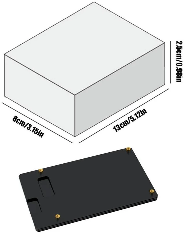 Main image of NVME M.2 MKEY SSD RAID Expansion Card Heatsink Aluminum Heatsink