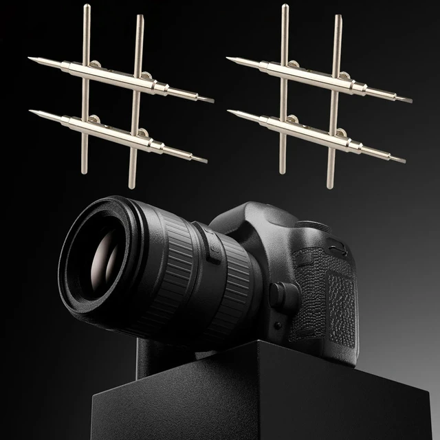 Alt view image 3 of 6 - 25-130MM Camera Lens Repair Spanner Kits Open Tools Pointy/Flat Tips Lens Removal Tool for Most DSLR Cameras Lenses Accessories