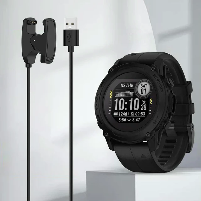 Alt view image 3 of 3 - 1M Charging Cord W/Data Transfer USB Charging Cable watch Fast Charging Cable for Descent G1/G1 Solar/Solar Letel