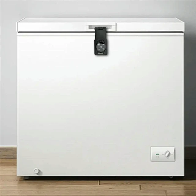 Alt view image 2 of 3 - Door Lock Push-Pull Lock Applicable Tocard Cabinet Door Fordocument Theft Prevention Applicable Tolocker Andrefrigerator Do