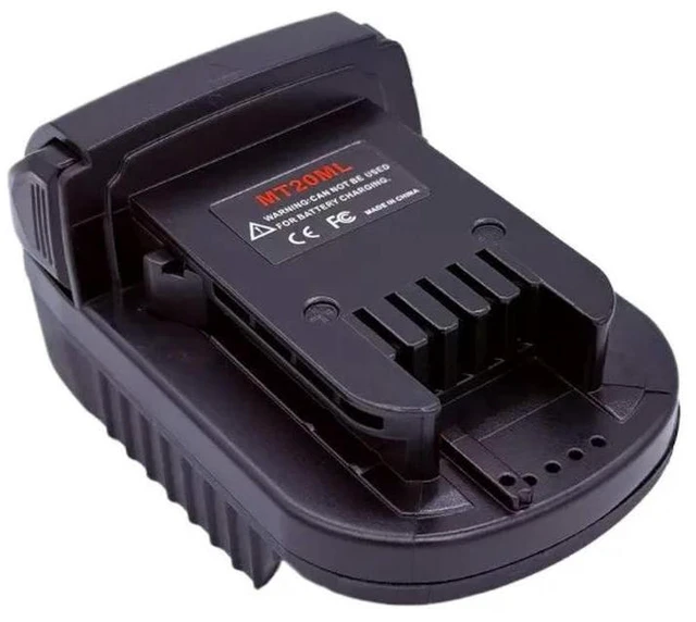 Main image of ALASICKA MT20ML Adapter for Makita 18V Li-ion BL1830 BL1860 BL1815 Convert To for Milwaukee 18V M18 Cordless Power Tool