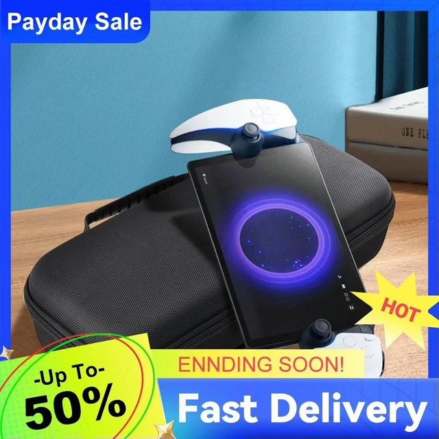Main image of Hard Carrying Case Shockproof Hard Shell Case with Mesh Pocket Carry Bag Splashproof Stand Design for Portal