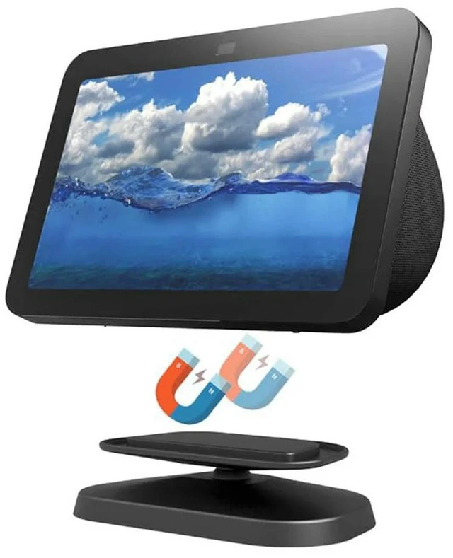 Main image of AB25 Stand for Echo Show 8 (3Rd Gen) Adjustable Design to Improve Viewing Angle Swivel and Tilt Accessories Black