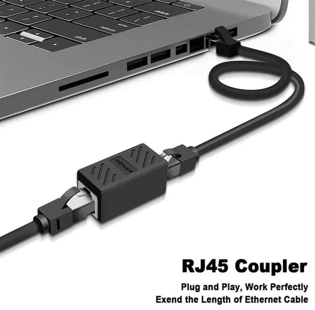 Alt view image 3 of 3 - 20PCS Ethernet Cable Extender,RJ45 Cat 5 Cat 6 Cat6a Coupler, Extender Connector Female To Female RJ45 Ethernet Coupler