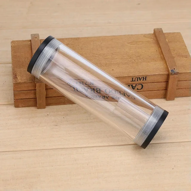 Alt view image 3 of 3 - 160x50mm PC Water Tank Reservoir G1/4 PC Water Cooling Reservoir Acrylic Cylinder Water Reservoir for Computer CPU Cooled