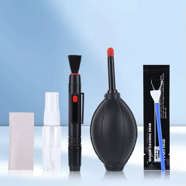 Alt view image 2 of 3 - Professional Camera Cleaning Kit Cleaning Swabs/Lens Pen/Air Blower/Cleaning Cloth for DSLR Cameras Computer and phone Lens